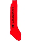 Givenchy Printed Socks In Purple