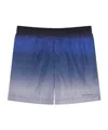 Givenchy Printed Swim Shorts With Gradient Effect In Blue