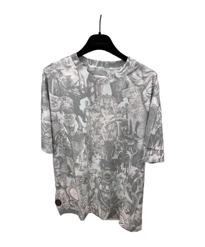 Givenchy Printed T-shirt In Gray