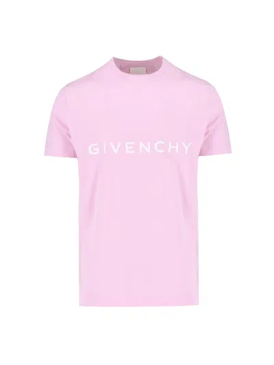 Givenchy Printed T-shirt In Pink