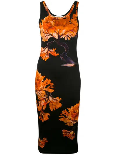 Givenchy Printed Tree Tank Dress In Multi