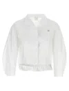 Givenchy White Puff Shirt In White