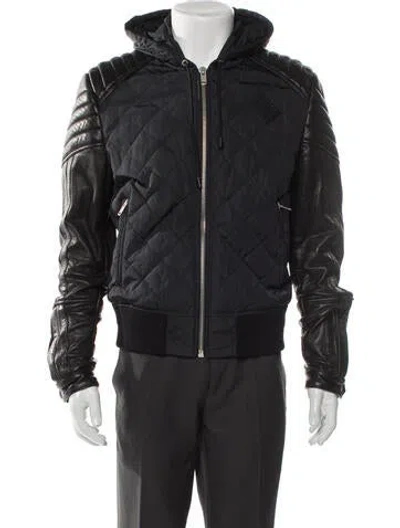 Pre-owned Givenchy Puffer Coat In Gray