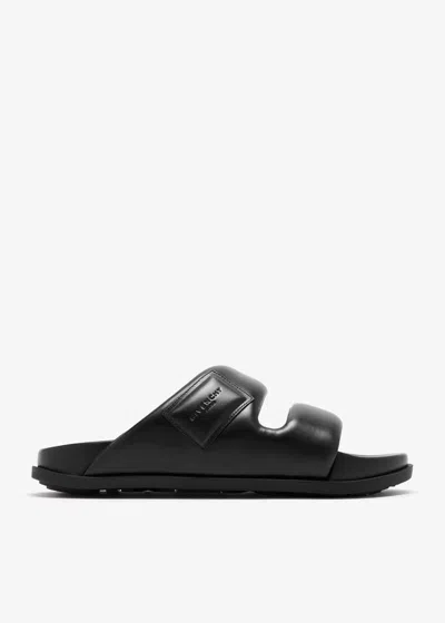 Givenchy Puffy Sandals In Black