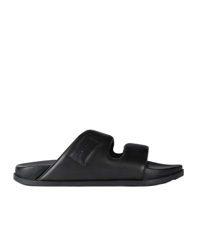 Givenchy Puffy Sandals In Nappa Leather In Black