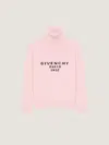 Givenchy Turtleneck Logo Wool-cashmere Sweater In Pink