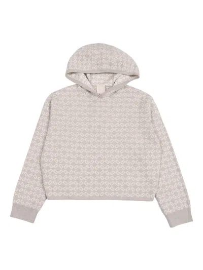 Givenchy Kids Pull Con Cappuccio In White