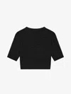 GIVENCHY CROPPED SWEATER IN 4G JACQUARD