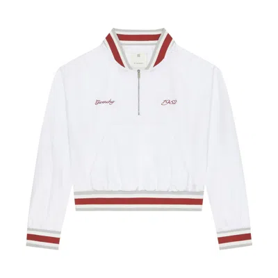 Pre-owned Givenchy Pull Over Bomber 'white' | Men's Size 56