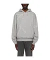 Givenchy Pull Rope Hooded Sweater In Gray