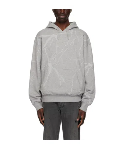 Givenchy Pull Rope Hooded Sweater In Gray
