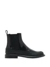 Givenchy Gent Chelsea Boots In Brushed Leather In Black