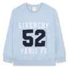 Givenchy Logo-print Cotton Jumper In Azzurra