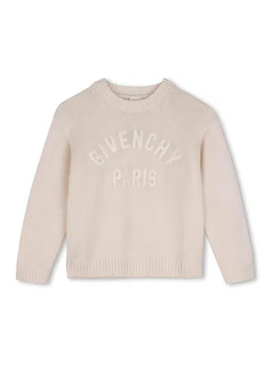 Givenchy Kids' Pullover With Embroidery In White
