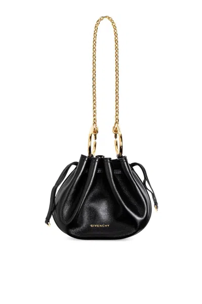Givenchy Womens 001-black Pumpkin Mini Leather Shoulder Bag