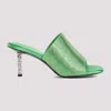 Givenchy G Cube Satin Flat Sandals With Strass