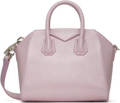 Givenchy Purple Antigona Mini Bag In 510-orchid Purple