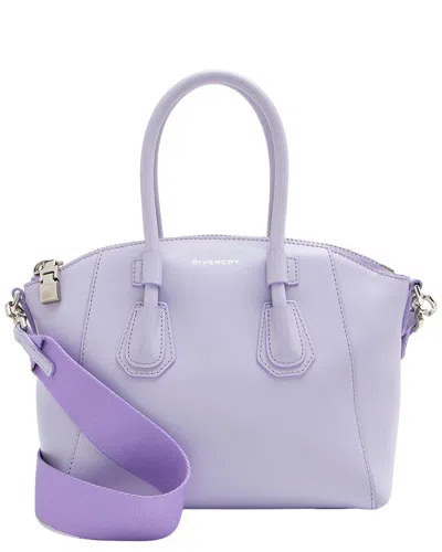 Givenchy Purple Calfskin Sport Antigona Mini Satchel (authentic Pre-loved)