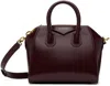 Givenchy Antigona Mini Top Handle Bag In 642-oxblood Red