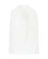 Givenchy Pussy-bow Silk Blouse In Off White