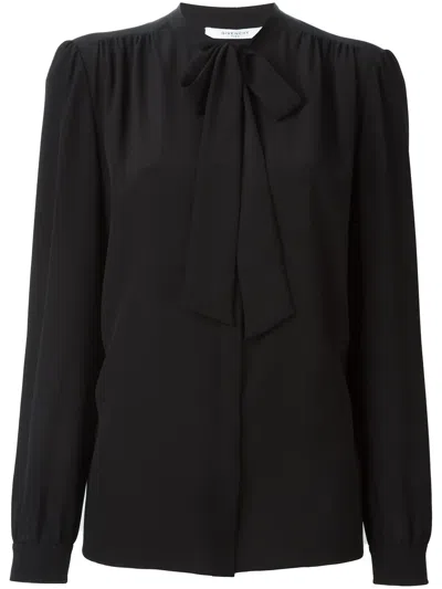 Givenchy Pussybow Blouse In Black