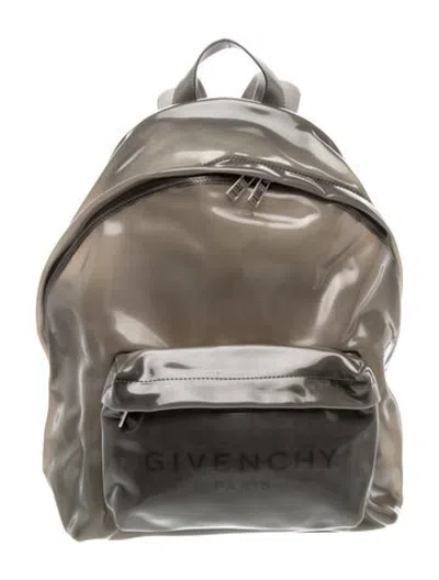 Pre-owned Givenchy Pvc Backpack In Grey