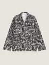 Givenchy Pyjama Shirt In Silk With Animal Print In Multi