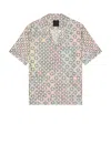 Givenchy Multicolor Pyjamas Shirt In Monogram 72 Silk In Multicolored