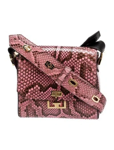 Pre-owned Givenchy Python Shoulder Bag In Multi
