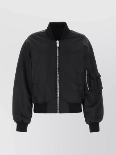 GIVENCHY QUILTED BOMBER JACKET FEATURING ELASTICATED ACCENTS