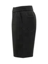 Givenchy Quilted Logo Shorts In Black