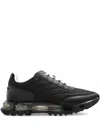 Givenchy Quilted Black Sneakers With Translucent Sole And Contrasting Laces In Black