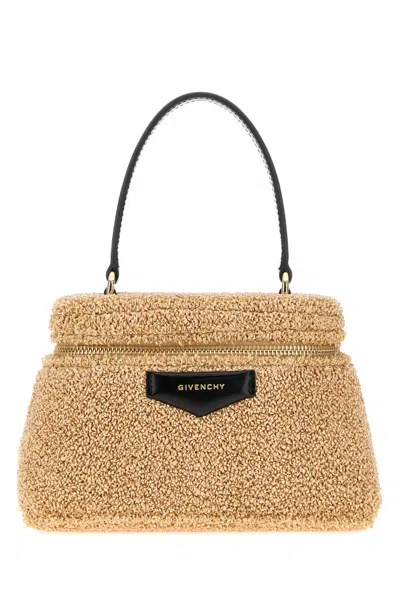 Givenchy Raffia Antigona Mini Handbag In Beige O Tan