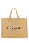 GIVENCHY RAFFIA MEDIUM G-TOTE SHOPPING BAG