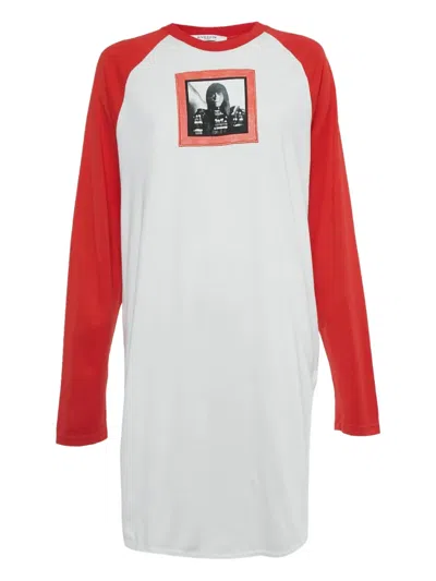 Pre-owned Givenchy Raglan-sleeve Dress In White