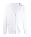 Givenchy Rainbow Logo-print Zipped Hoodie In White