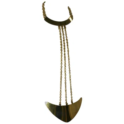 Pre-owned Givenchy Rare  1960's Body Jewel In Brown