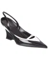 Givenchy Raven Leather Slingback Pump In Multi