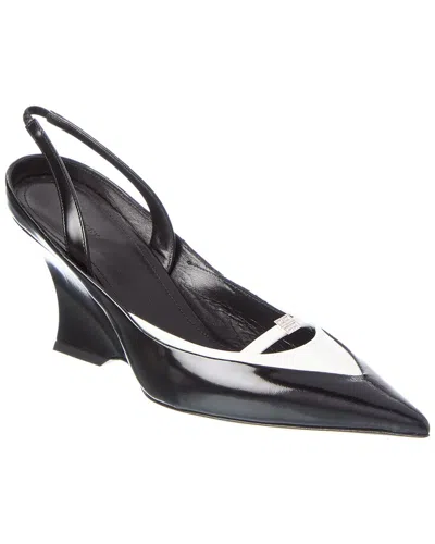GIVENCHY GIVENCHY RAVEN LEATHER SLINGBACK PUMP