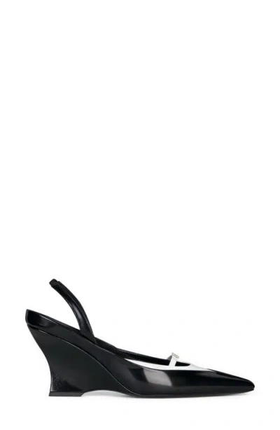 GIVENCHY GIVENCHY RAVEN POINTED TOE SLINGBACK PUMP