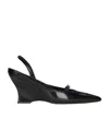 Givenchy Raven Wedge Pums In Black