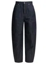 Givenchy Balloon-fit Denim Jeans With Classic Texture In Blue