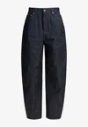 Givenchy Raw Cocoon Jeans In Blue