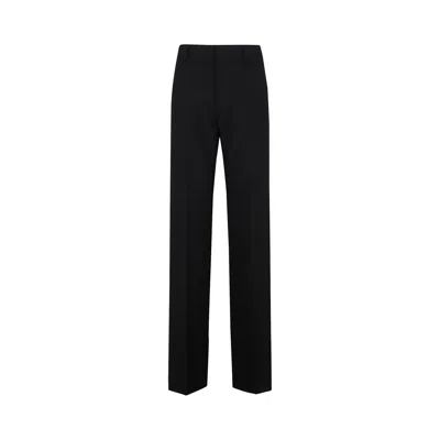 Pre-owned Givenchy Raw Cut Side Slim Fit Pants 'black' | Men's Size 48