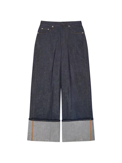 Givenchy Jeans Mit Umschlag In Blue