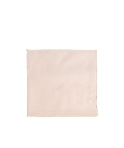 Givenchy Raw-edge Silk Scarf In Pink