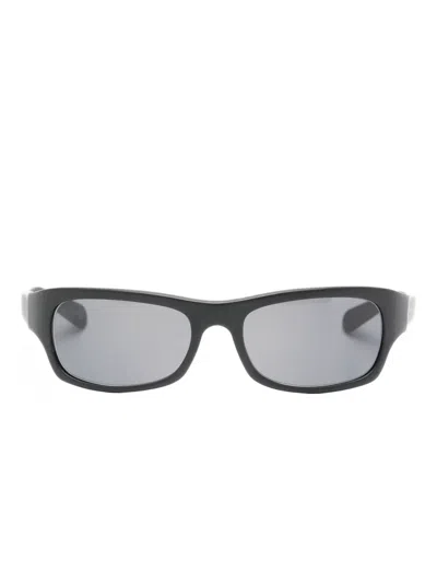 Pre-owned Givenchy Rectangle Frame Sunglasses In Black