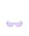 Givenchy Rectangular Frame Sunglasses In Purple