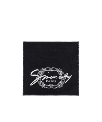 Givenchy Rectangular Scarf In Black