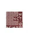 Givenchy Rectangular Scarf In Wine Red